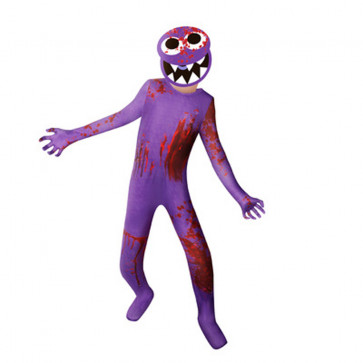 Purple Rainbow Friends From Roblox Cosplay Costume