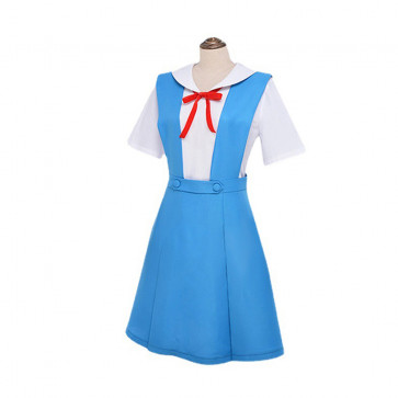 Rei Ayanami Uniform Evangelion Cosplay Costume