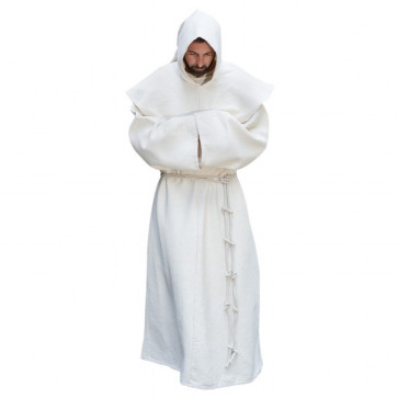 White Priest Robe Costume