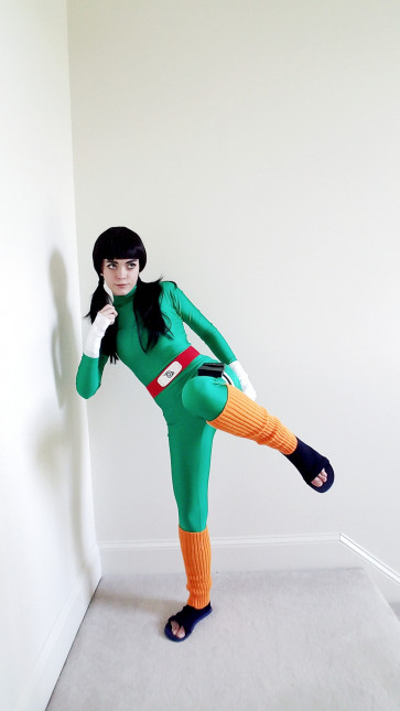 Rock Lee From Naruto Deluxe Cosplay Costume