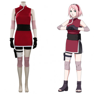 Sakura Haruno Naruto Cosplay Costume