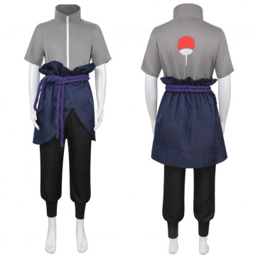 Naruto Sasuke Uchiha Shinobi Cosplay Costume