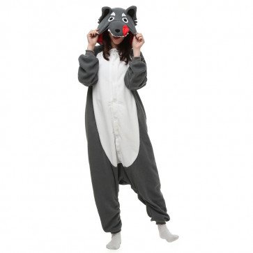 Little Red Riding Hood Wolf Costume - Onesie Jumpsuit Sly Wolf Cosplay