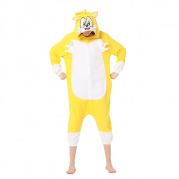 Sonic Prime Tails Costume - Onesie Jumpsuit Tails Cosplay