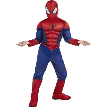 Men's Ultimate Spiderman Muscle Chest Costume And Mask