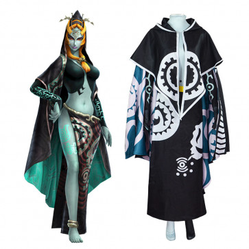 The Legend Of Zelda Twilight Princess Twili Midna Costume - Deluxe Twili Midna Cosplay Set