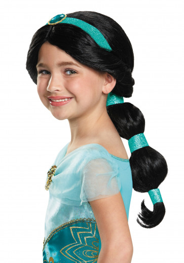 Jasmine Aladdin Wig For Girls