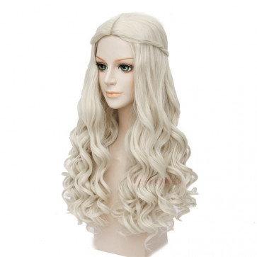 White Queen Alice in Wonderland Hair Wig