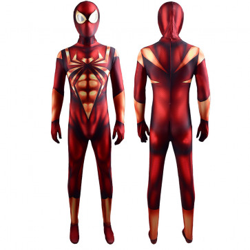 Iron Spider Man Comics Style Lycra Cosplay Costume