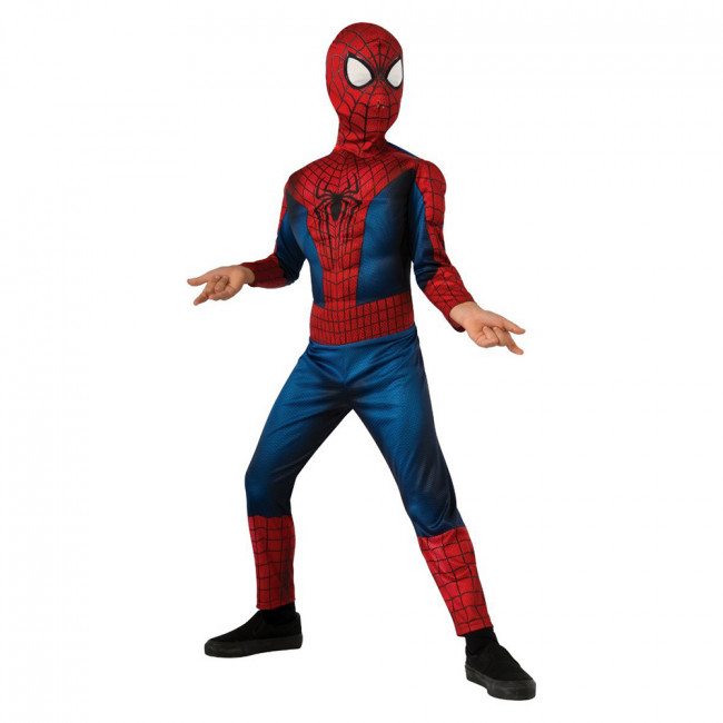 Deluxe Amazing Spiderman Boys Costume Halloween | Costume Party World