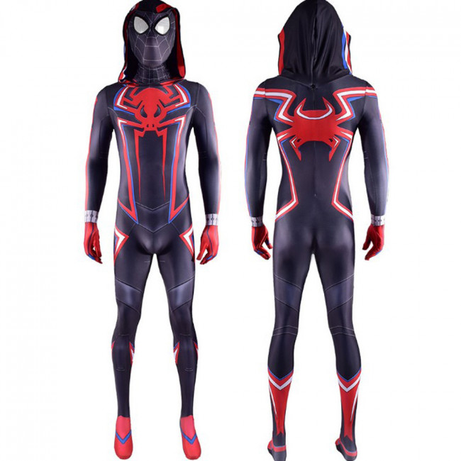 Spider-Man Miles Morales 2099 Variant Suit Costume | Costume Party World