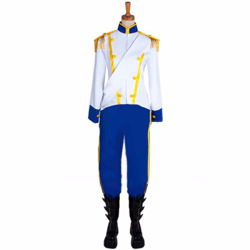 Disney The Little Mermaid Prince Eric Cosplay Costume For