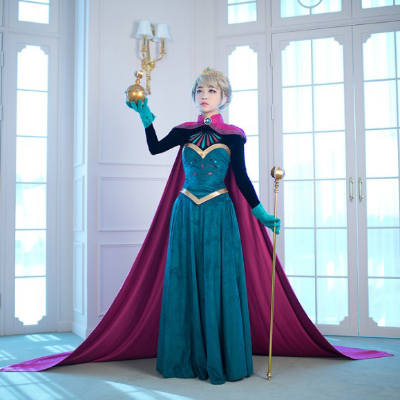 Disney Frozen Elsa Coronation Cosplay ...