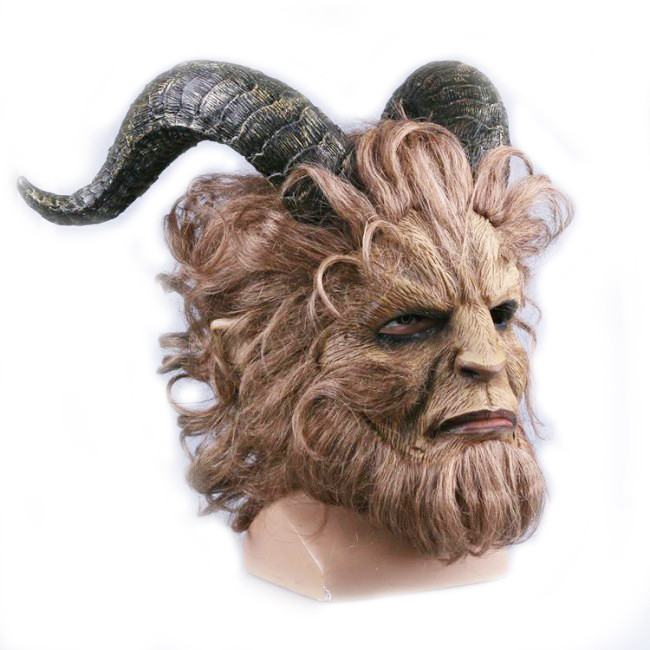 Halloween Mask 2017 Beauty and the Beast Prince Mask Movie Cosplay Costume