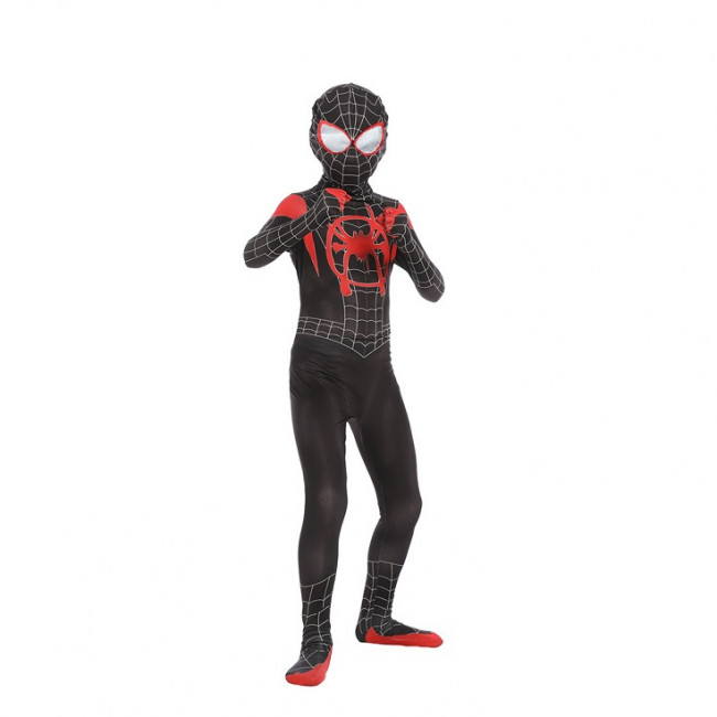 Boys Spider-Verse Miles Morales Spider-Man Cosplay Costume | Costume ...