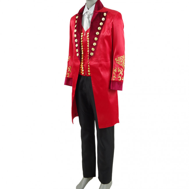 T Barnum Carnival Performance Uniform Cosplay Costumes： The Greatest Showman P 