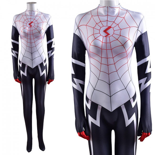 Marvel Spider Silk Cindy Moon Suit Lycra Cosplay Costume | Costume ...