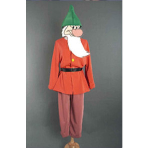 Sneezy Snow White and The Seven Dwarfs Cosplay Costume
