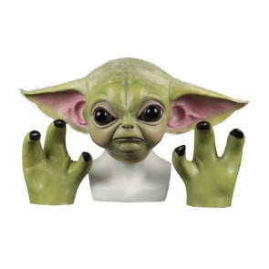 Mandalorian Grogu Baby Yoda Mask Claws Cosplay Costume