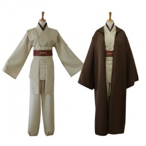 Obi Wan Anakin Star Wars Jedi Cosplay Costume For Adults Halloween Costume