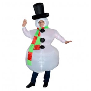Giant Snowman Inflatable Costume