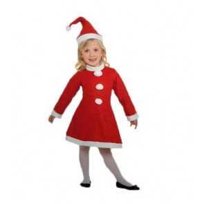 Girls Santa Claus Costume Outfit