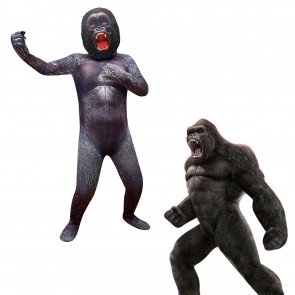 Boys King Kong Cosplay Costume