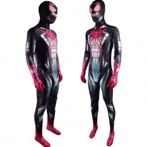 Spider-Man Miles Morales 2021 Programmable Matter Suit Cosplay Costume