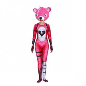 Fortnite Cuddle Team Leader Complete Cosplay Costume Pink