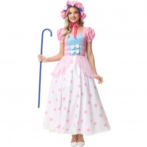 Toy Story Bo Peep Costume - Polka Dot Dress Bo Peep Cosplay