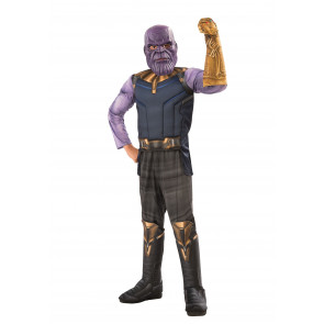 Marvel Infinity War Deluxe Thanos Costume - Boys Deluxe Thanos Cosplay