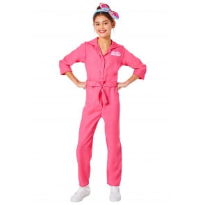 Barbie Costume - Girls Barbie Pink Power Jumpsuit Cosplay