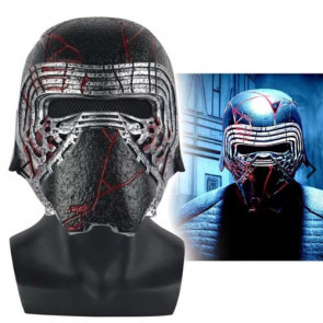 Star Wars The Rise Of Skywalker Kylo Ren Helmet - Reforged Finished Kylo Ren Cosplay Costume Helmet