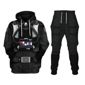 Star Wars TIE Fighter Pilot Costume - Hoodie Sweatpants TIE Fighter Pilot Cosplay