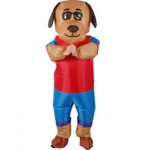 Happy Dog Inflatable Costume