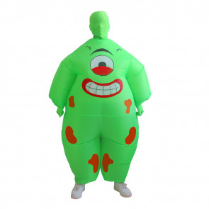 Funny Green One Eye Monster Inflatable Costume
