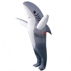 Grey Shark Inflatable Costume