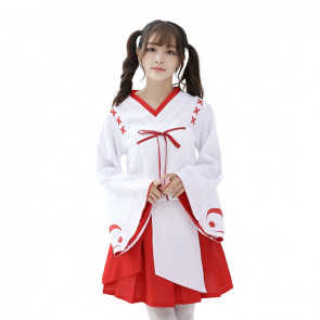Kagome Higurashi Inuyasha Cosplay Costume