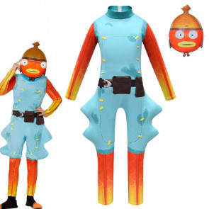 Kids Fortnite Fishstick Costume - Fishstick Cosplay