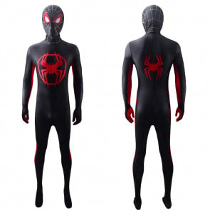 Marvel Spider Man Into the Spider Verse Miles Morales Lycra Cosplay Costume