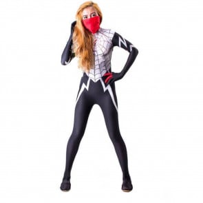 Marvel Spider Silk Cindy Moon Suit Lycra Cosplay Costume