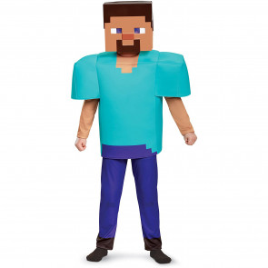 Minecraft Steve Kids Deluxe Cosplay Costume