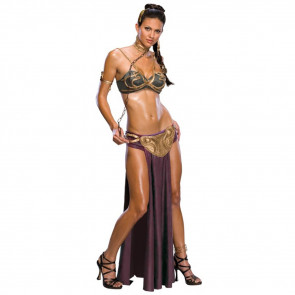 Star Wars Princess Leia Bikini Costume - Gold Bikini Leia Cosplay