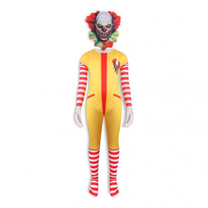 Evil Scary Ronald McDonald Cosplay Costume