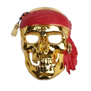 Halloween Pirate Skull Face Mask Costume