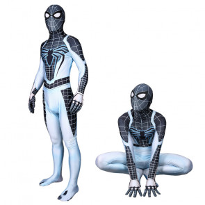 Spider Man PS4 Negative Suit Lycra Cosplay Costume