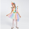 Girls Rainbow Unicorn Costume