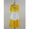 The Princess and the Frog Tiana Yellow Waitress Cosplay Costume