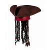 Tigerdoe Pirate Hat with Dreadlocks - Tricorn Pirate Hat