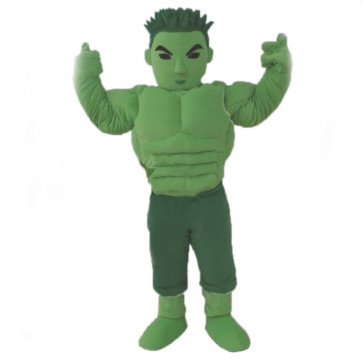 Costume Della Mascotte Gigante Hulk